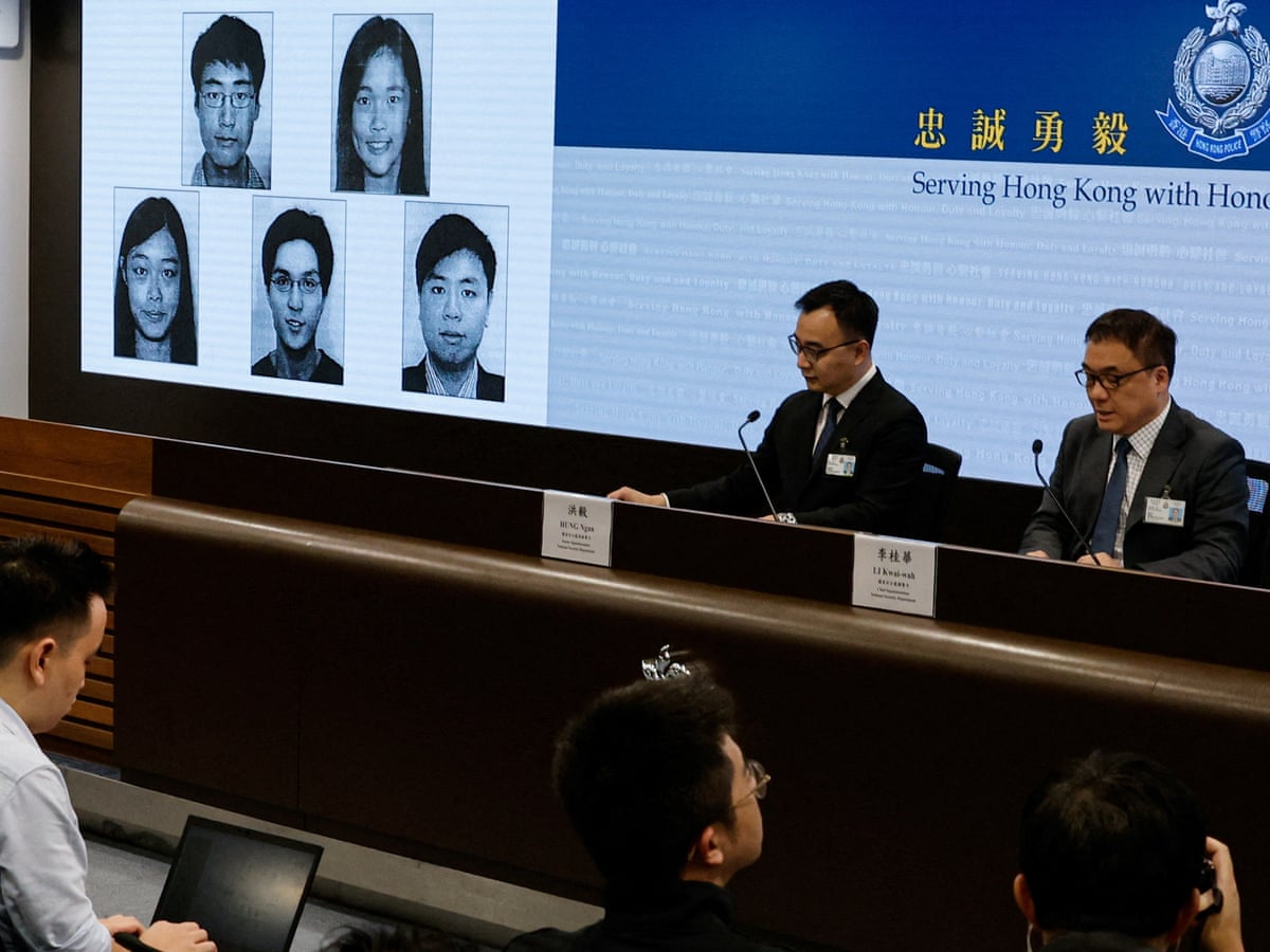 Hong Kong puts arrest bounties on five overseas activists including US