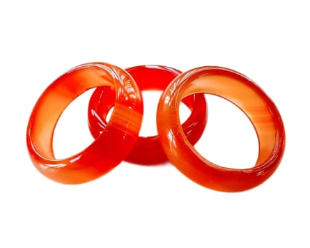 Red Carnelian Agate Ring