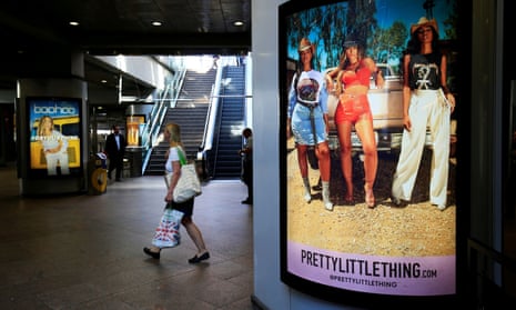 Billboards for Boohoo and Pretty Little Thing.