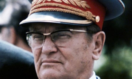 Marshal Tito, former leader of Yugoslavia.
