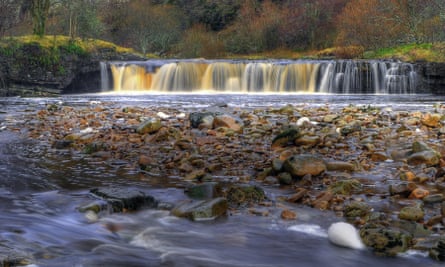 Wainwath Force in Swaledale in the Yorkshire Dales National Park