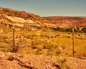 After the town of Uravan was deemed to be contaminated, everything is town was buried in concrete.