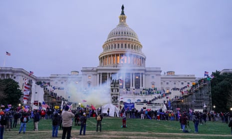 Pro-Trump supporters stormed the US Capitol building in Washington in January.
