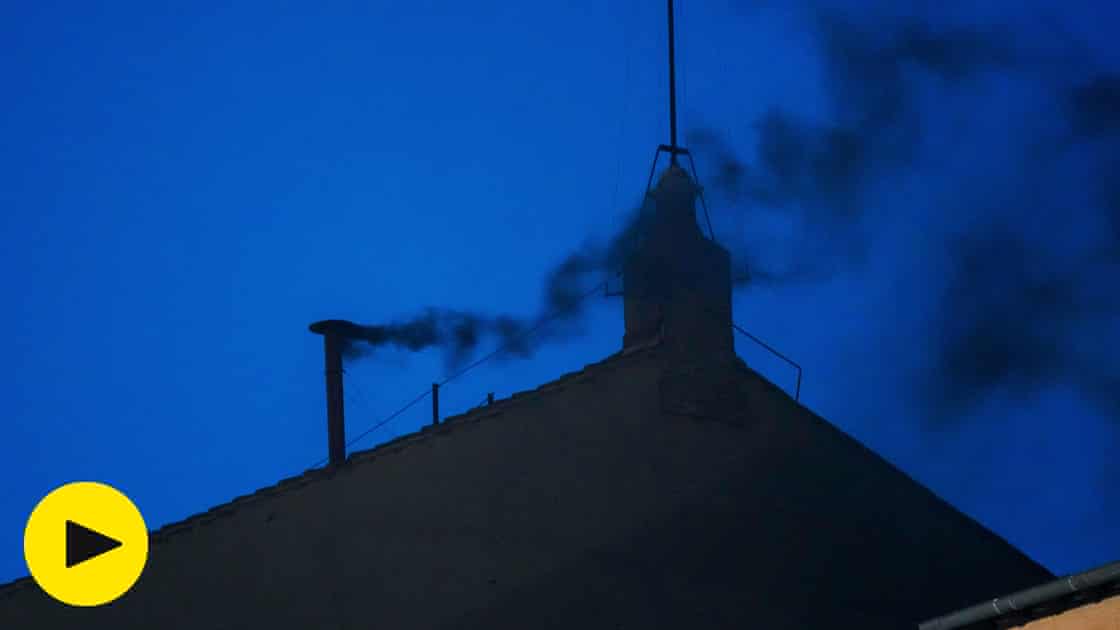 Black smoke emerges at Vatican as conclave fails to elect pope – video