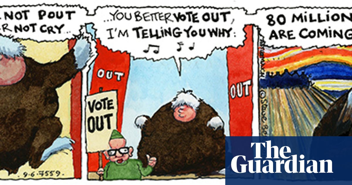 Steve Bell S If Boris Johnson Belts Out His Brexit Song Cartoon Opinion The Guardian