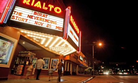 The historic Rialto Theatre taken shortly before it closed.