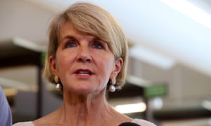 Australia's minister for foreign affairs, Julie Bishop
