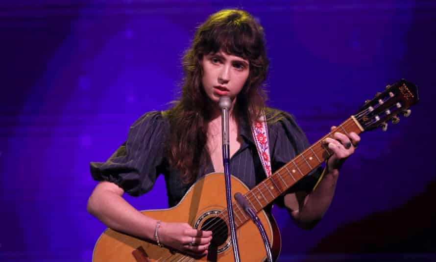 Clairo performing on the Tonight Show Starring Jimmy Fallon.