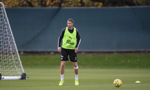 Florian Lejeune is back in training for Newcastle.