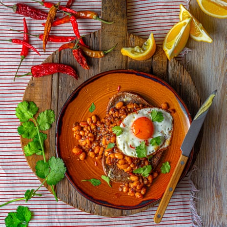 Buttery onion rice and jazzed-up beans on toast – what to eat when