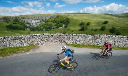 Mountain biking on the Yorkshire Dales Cycleway