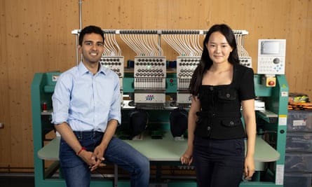 ‘We’re looking for a bigger space – and the beauty of this building is that we can just move upstairs’ … Dalwinder Uppal and Cindy Yao of Healthy Bean.