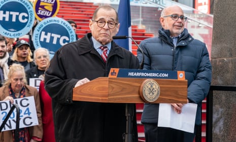Jerry Nadler (center) is a Democratic congressman and avowed Donald Trump foe.