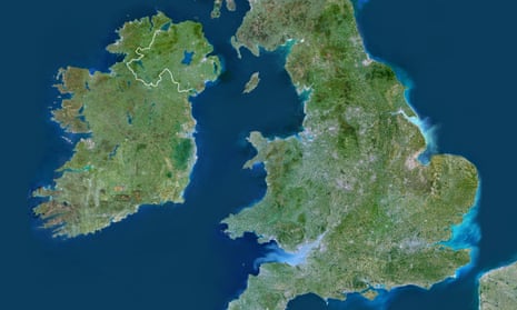United Kingdom satellite image
