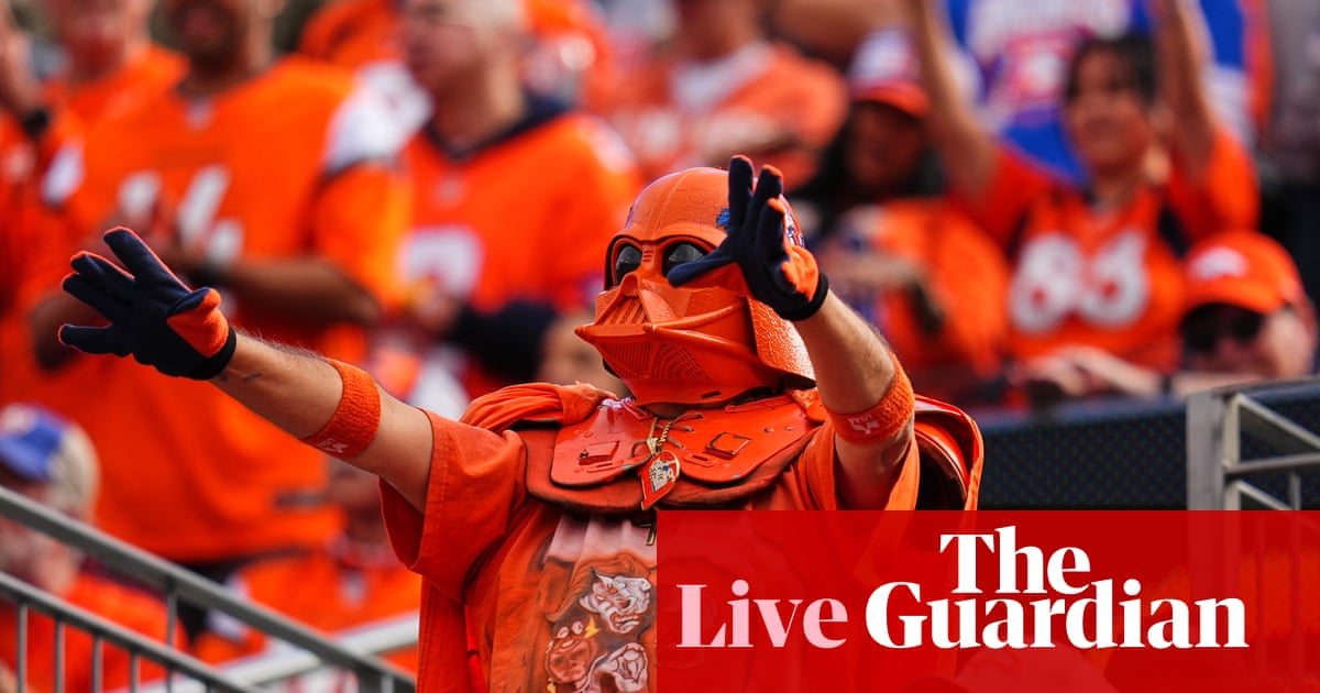 NFL week nine: Colts v Steelers, Falcons v Patriots, Texans v Broncos and more – live