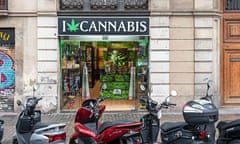 A cannabis shop in Barcelona, Spain.