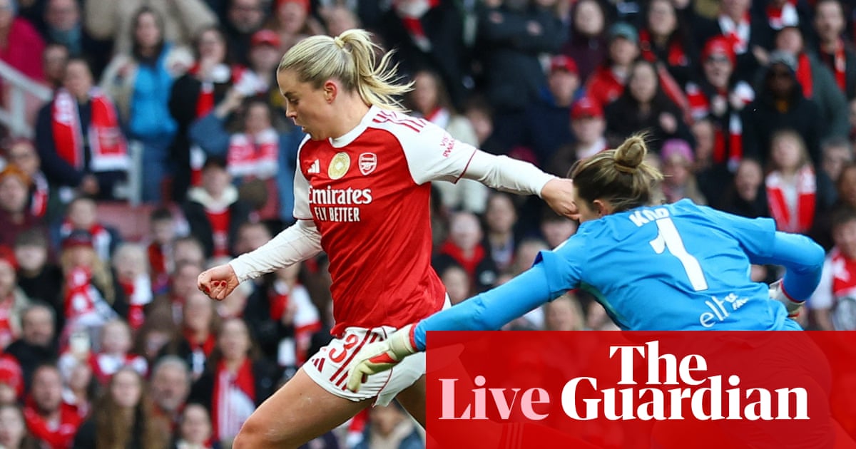 Arsenal v Tottenham: Women’s Super League – live