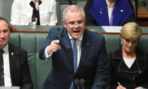 Scott Morrison during Question Time