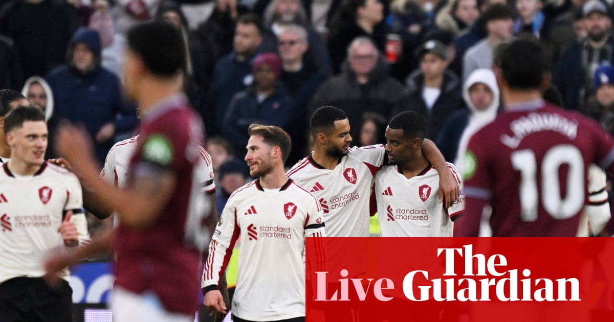 West Ham United 0-2 Liverpool : Premier League – as it happened West Ham United 0-2 Liverpool : Premier League – as it happened