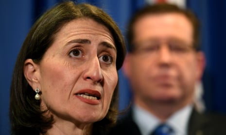Gladys Berejiklian and the police minister, Troy Grant