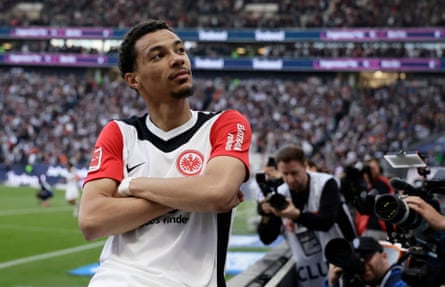 Eintracht Frankfurt striker Hugo Ekitike.