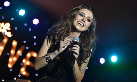 Cher Lloyd performing in Los Angeles