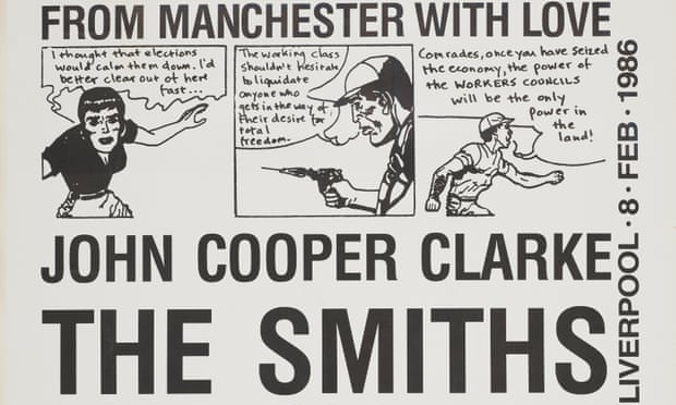 From Manchester With Love poster, designer unknown, 1986
