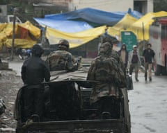Army vehicle in India