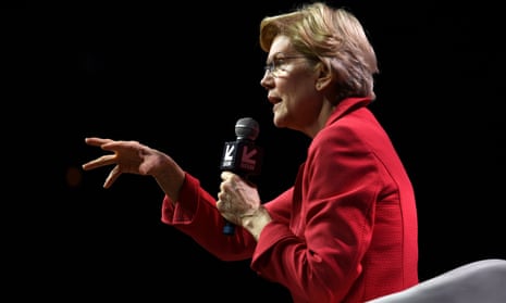 Elizabeth Warren speaks at the South by Southwest conference and festivals in Austin, Texas.