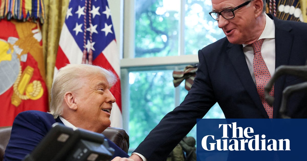 Cometh the hour, cometh the Mandelson: UK ambassador rides crest of a trade deal | Patrick Wintour