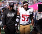 49ers’ Dre Greenlaw suspended after headbutt leaves opponent bleeding