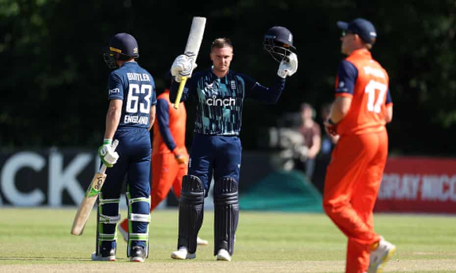 Roy and Buttler power England to ODI clean sweep over Netherlands | Cricket | The Guardian