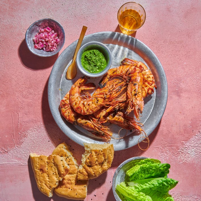 Cue Point S Recipe For Grilled Chilli Coriander And Lime King Prawn Nacos Food The Guardian Cue Point S Recipe For Grilled Chilli Coriander And Lime King Prawn Nacos Food The Guardian
