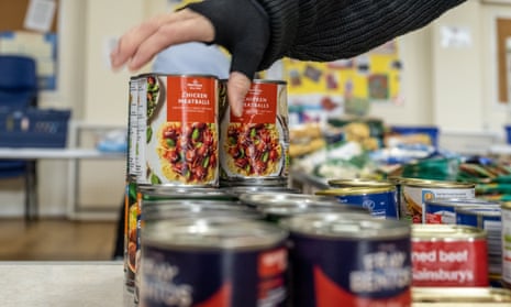 Close up of tinned food