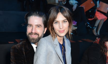 ‘I was the weird new house mate, like Spike in Notting Hill’: with former flatmate Alexa Chung.