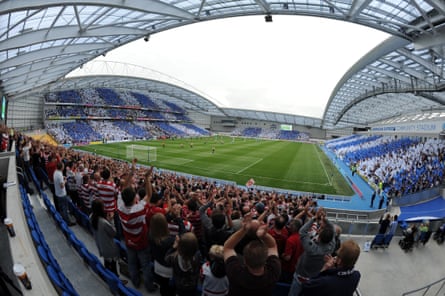 Brighton’s first lucifer astatine nan Amex Stadium successful 2011