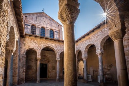 Eufrazijeva bazilika under the Unesco protection Poreč city