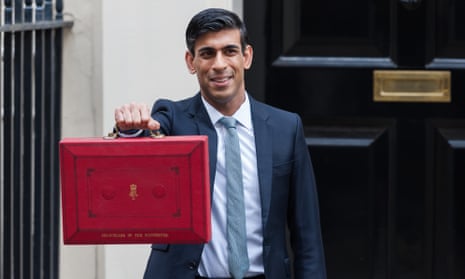 Rishi Sunak outside Downing Street before delivering his budget.