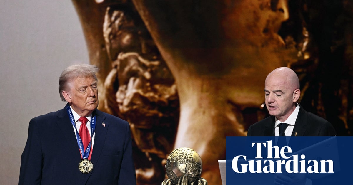 Trump wins his peace prize from Fifa any chance of a VAR review?