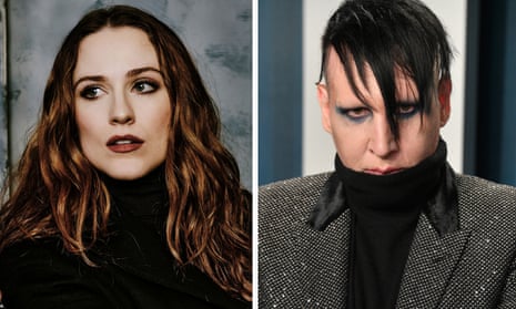 Evan Rachel Wood and Marilyn Manson.
