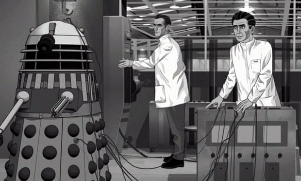 Lesterton experiments on a Dalek in his lab in “Power of the Daleks”