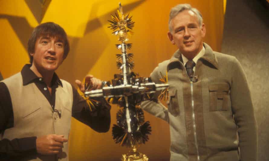 McWhirter with Roy Castle on Record Breakers. Photograph: BBC