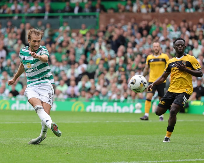 Celtic cruise past Livingston with Nygren double despite fan protests
