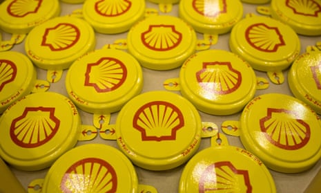 Shell branded yellow oil drum seals