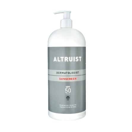 Altruist Sunscreen SPF50, 1 litre, £27.95