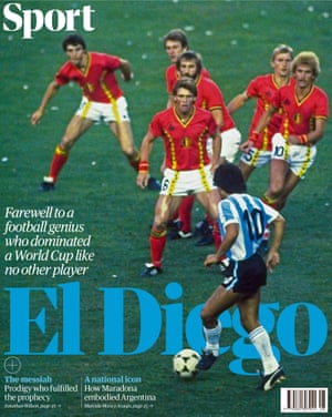 The Guardian back page.