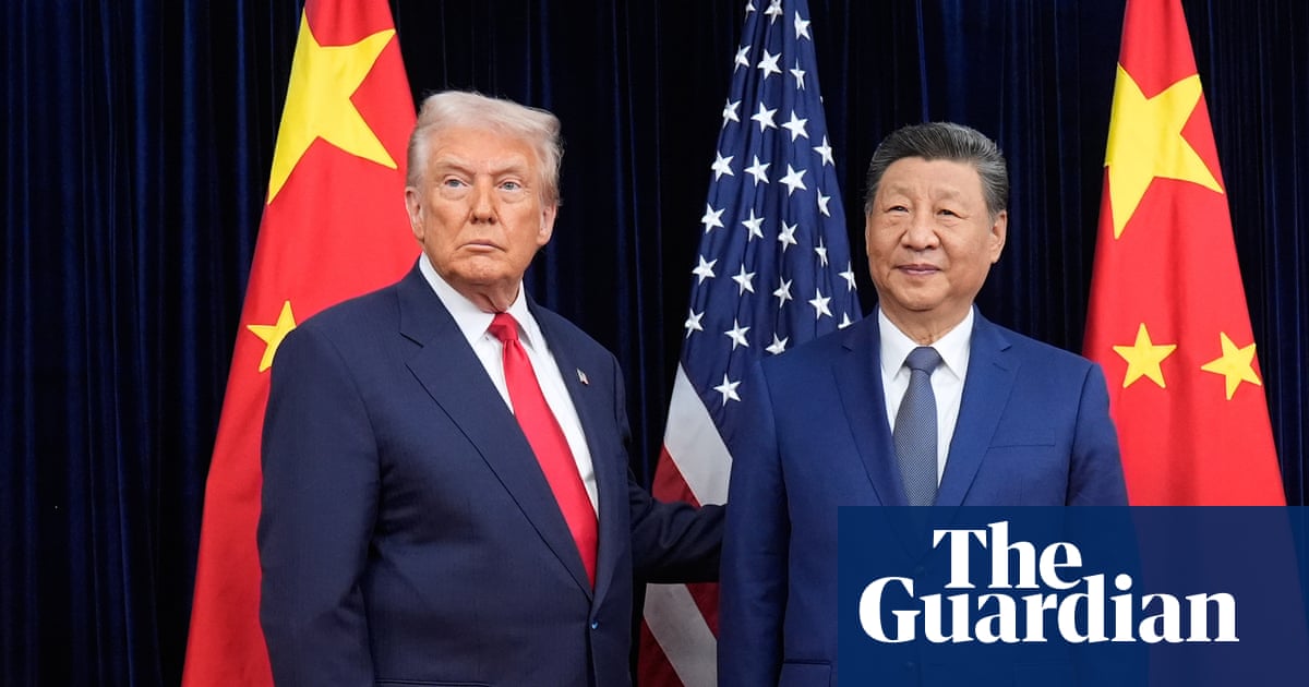 Trump and Xi meet in South Korea for crunch talks on trade | Donald Trump Trump and Xi meet in South Korea for crunch talks on trade | Donald Trump