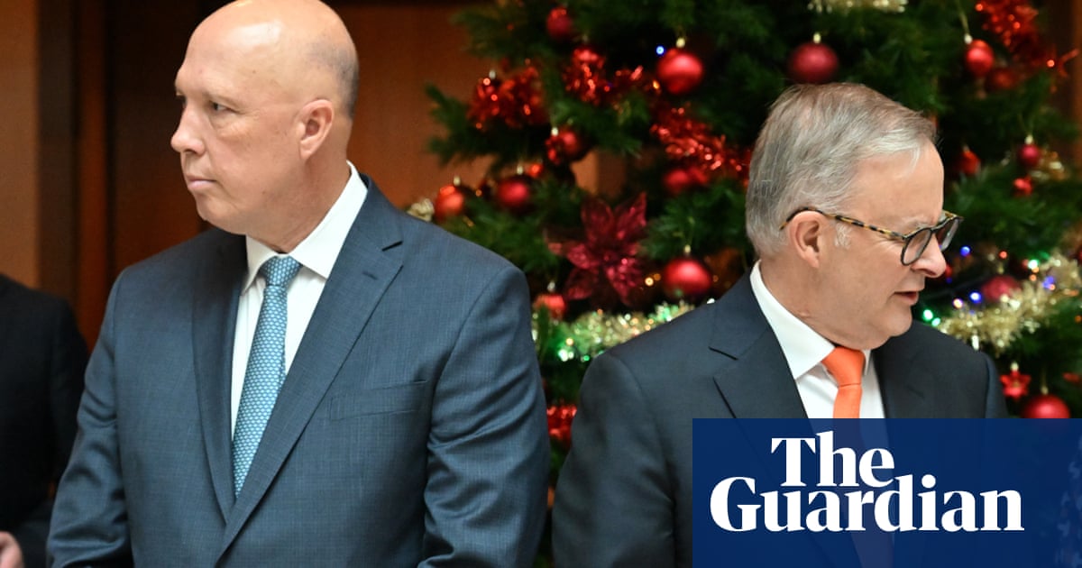 Peter Dutton lets Christmas take a back seat to bad news in Yuletide address as Anthony Albanese expresses gratitude