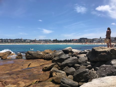 Flat Rock beach in North Bondi, Sydney. 