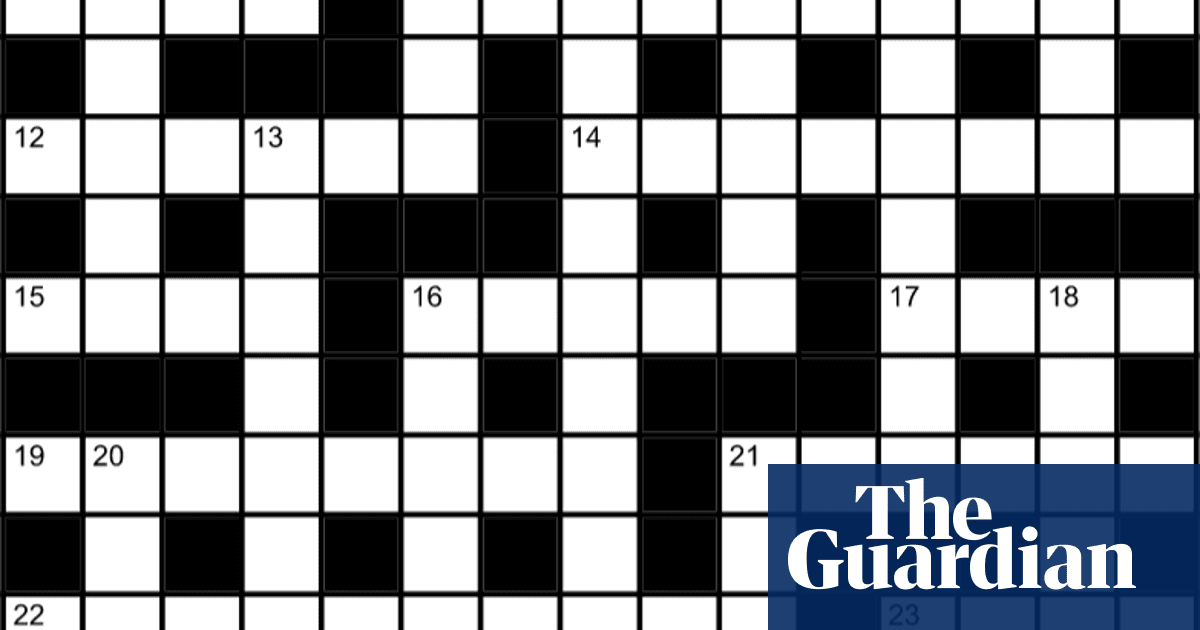 Genius crossword No 175 Crosswords The Guardian